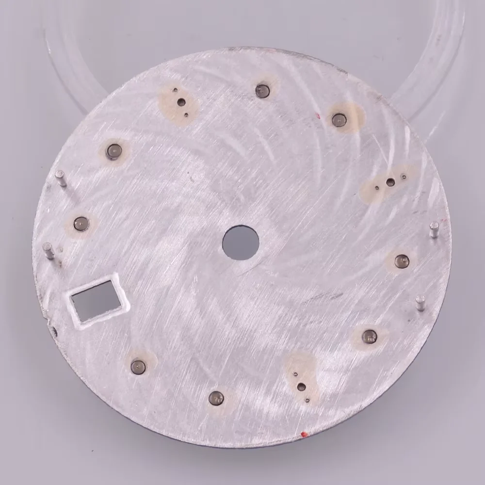 Красный/зеленый/синий/белый циферблат часов зеленый светящийся 28 5 мм подходит