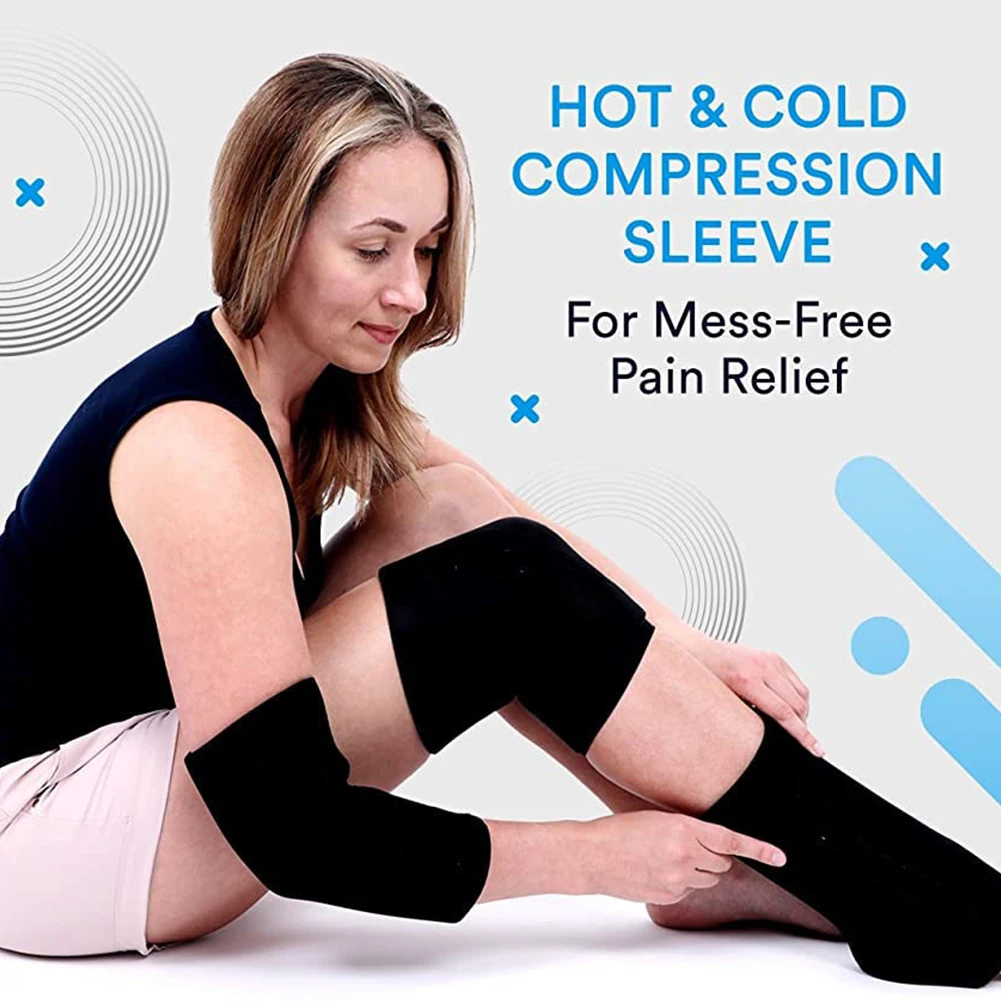 

Hot Cold Compression Elastic Brace Sleeves Guard Fitness Sports Arm Elbow Support Pads for Pain Relief