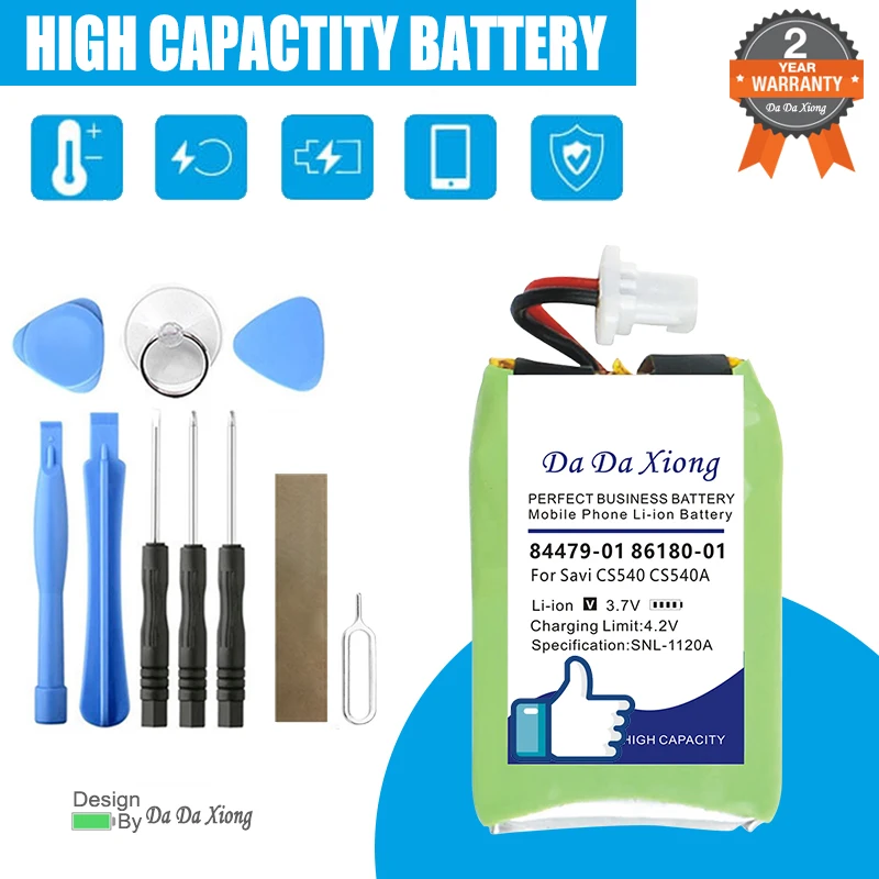 DaDaXiong 84479-01 86180-01 Сменный аккумулятор для Plantronics Savi CS540 CS540A аккумуляторы гарнитуры +