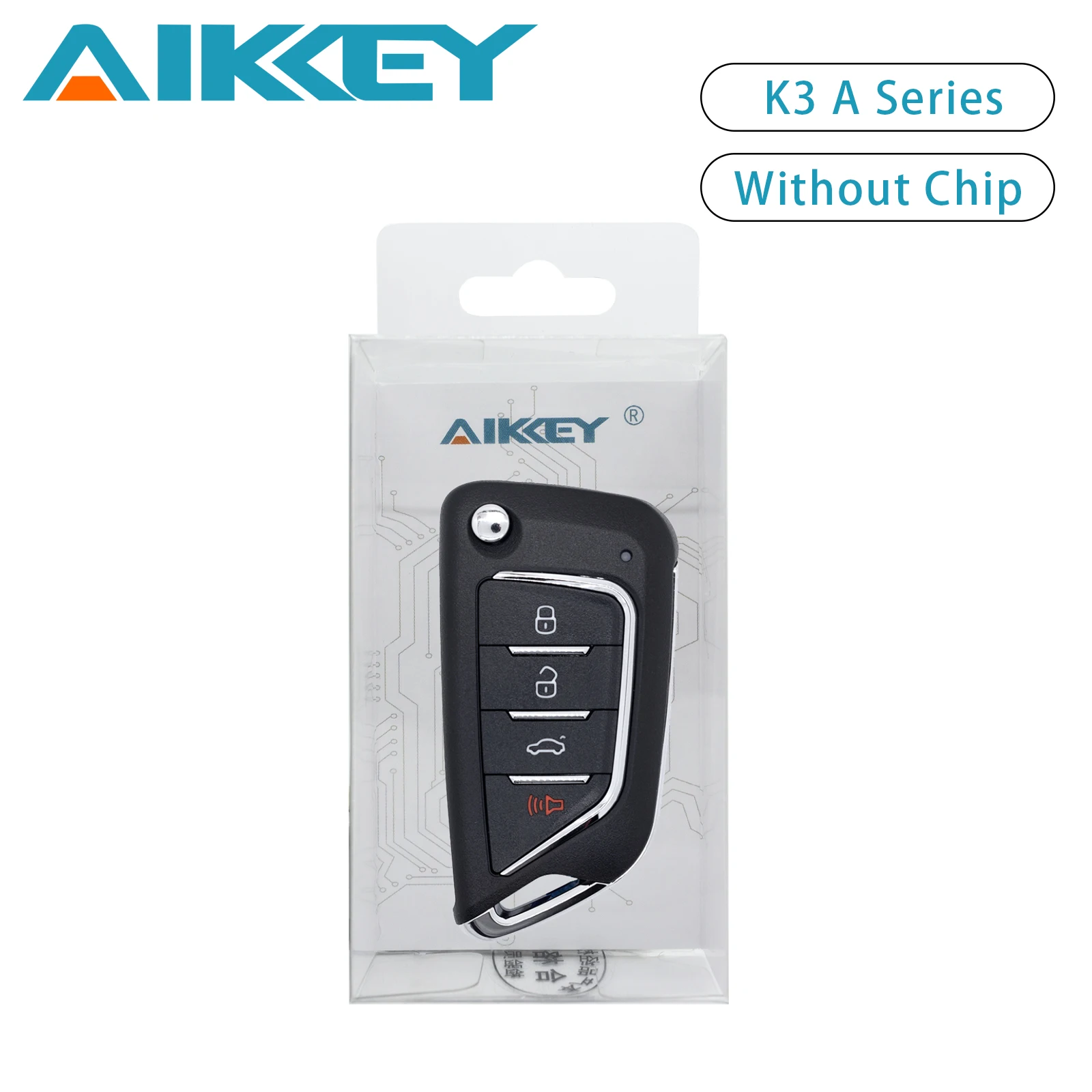 AIKKEY K3 Универсальный 4-кнопочный новый дизайн лезвия серии A Дистанционный