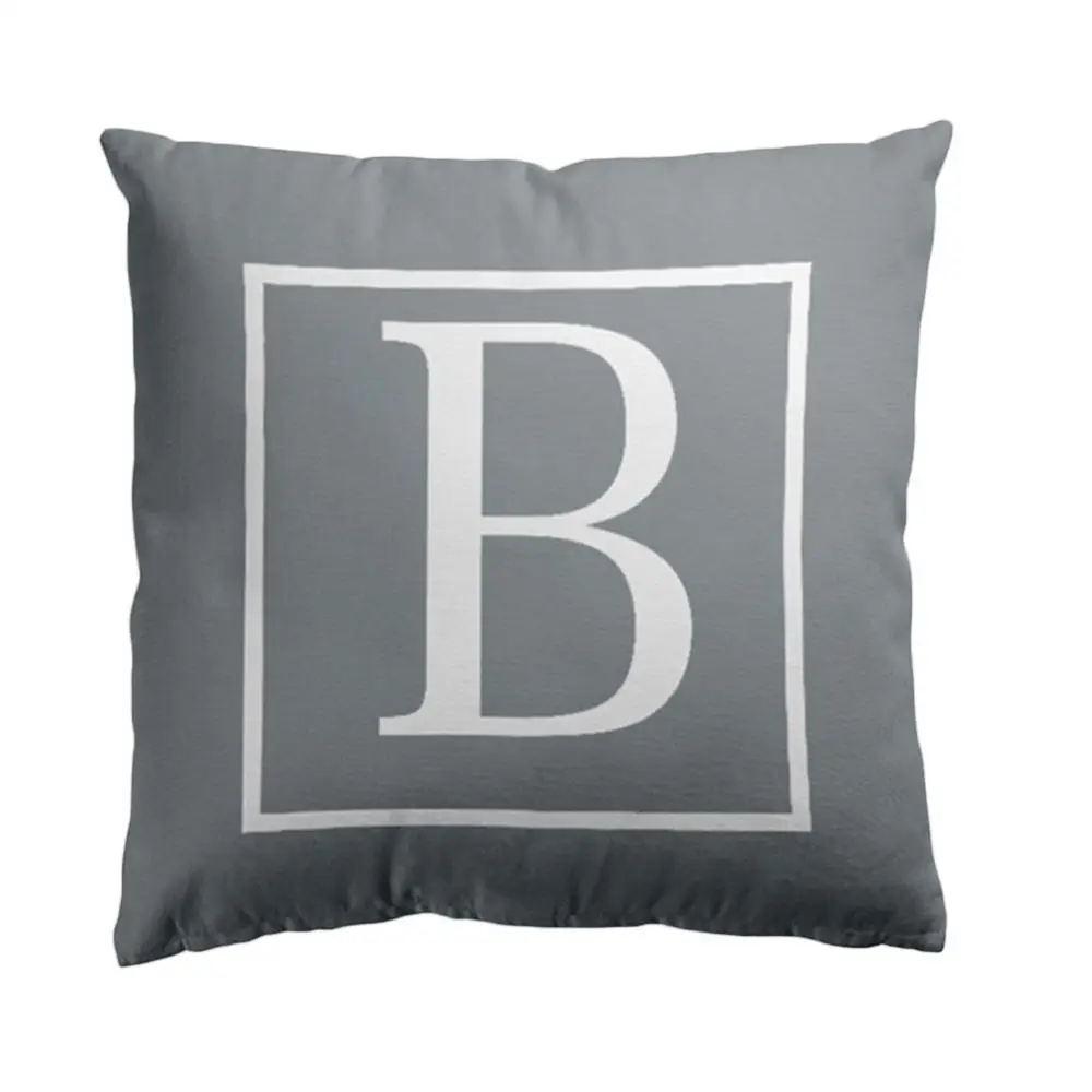

Case 45x45cm Pillow Cover English Letter Print Cushion Home Sofa Bed Car Decor