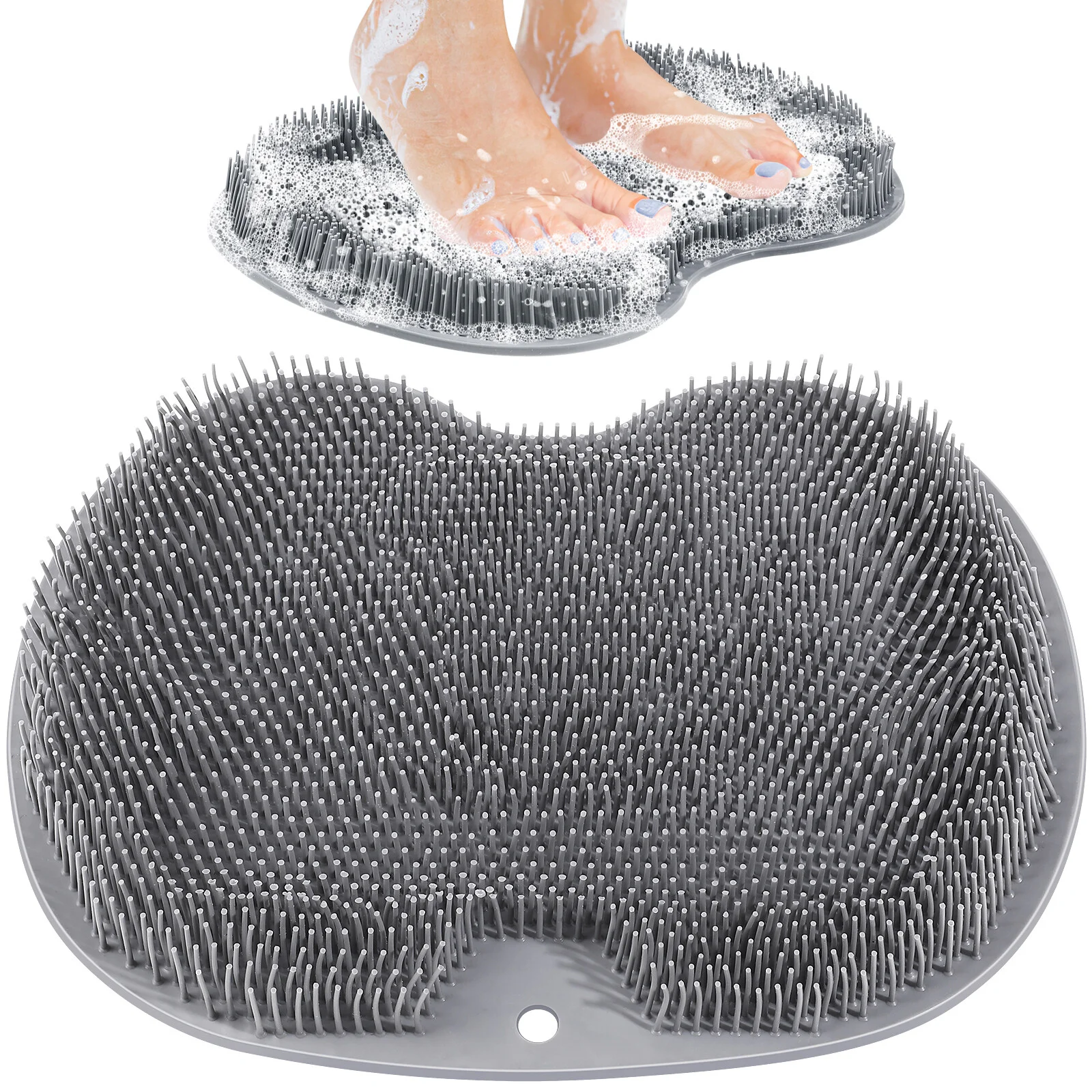 

Back Rub Artifact Foot Scrubber Pad Shower Mat Body Cleansers Strap Cleaner Bath Feet Massagers