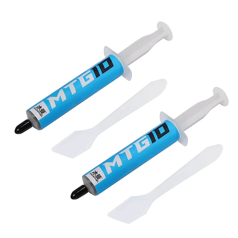 

SNOWMAN MTG10 Thermal Grease 14.3W/M-K CPU Thermal Grease For AMD CPU Laptop Graphics Chip Silicone Thermal Grease(2 Pcs)