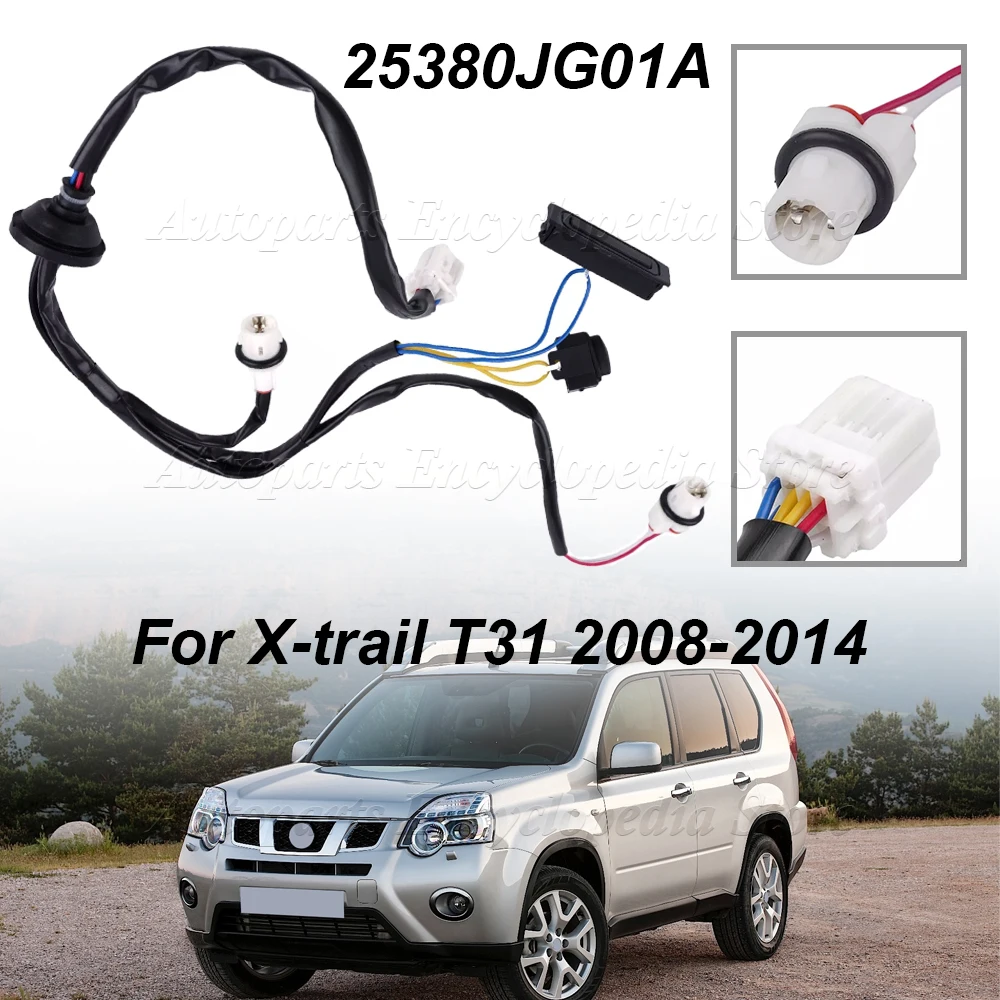 

25380JG01A Ручка багажника, кнопка открытия внешнего открывания, направляющая в сборе, задняя дверь для X-Trail T31 2008-2014 25380-JG01A
