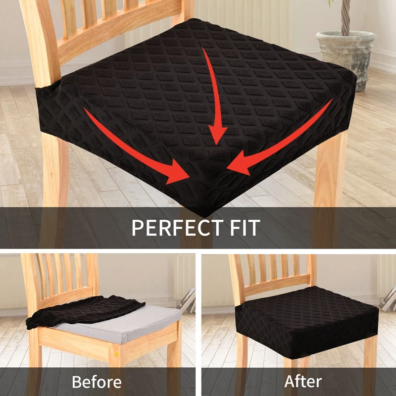 Чехол на стул в клетку эластичный чехол сиденье для столовой Нескользящие чехлы