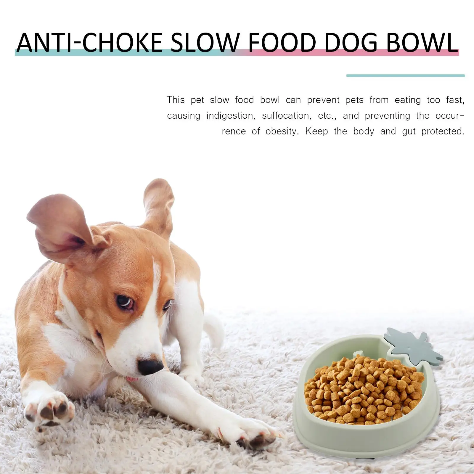 

Миска для собак, миска для домашних питомцев, миска для собак с защитой от задутия, товары для домашних животных, товары для пищеварения, пос...