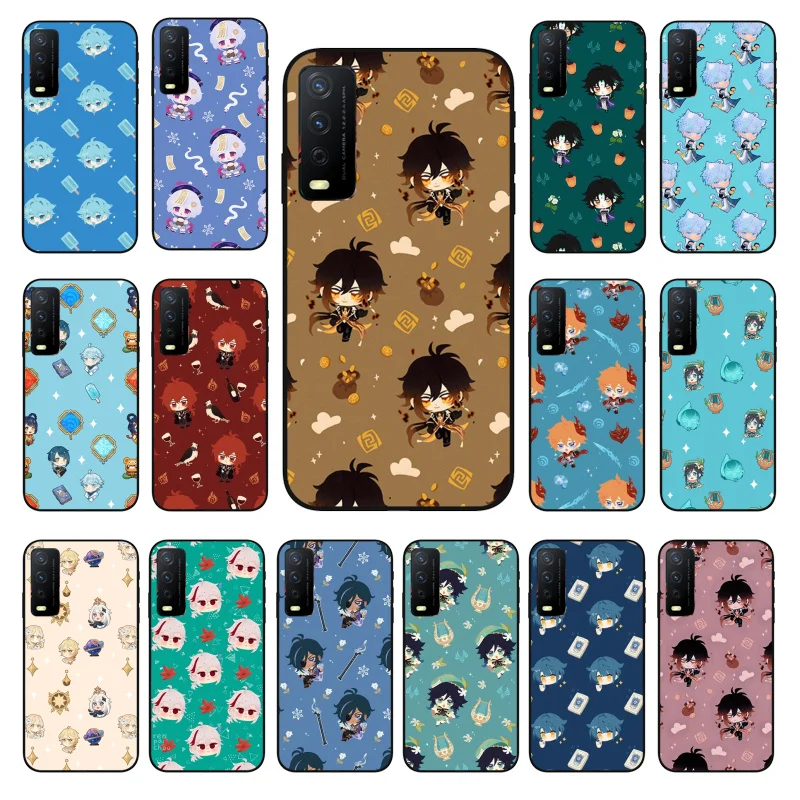 

Genshin Impact Phone Case for VIVO Y31 Y21 Y70 Y21S Y20 Y72 1907 Y12 Y11S Y53S Y33S Y55 Y76 Y51 Y15S Y01
