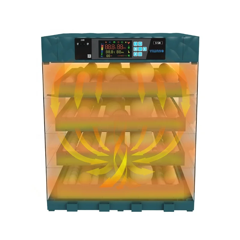 YIWAN домашнего использования 64-320 яиц автоматический инкубатор для птицы 192