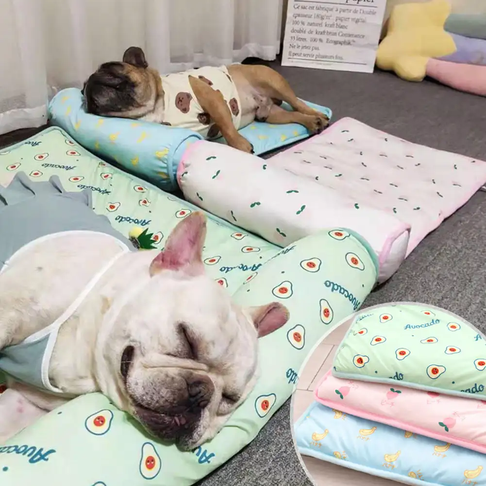 

Summer Cooling Pet Dog Mat Breathable Pet Blanket Ice Sleeping Bed Sofa Dog Cushion Cat Puppy Pet Supplies