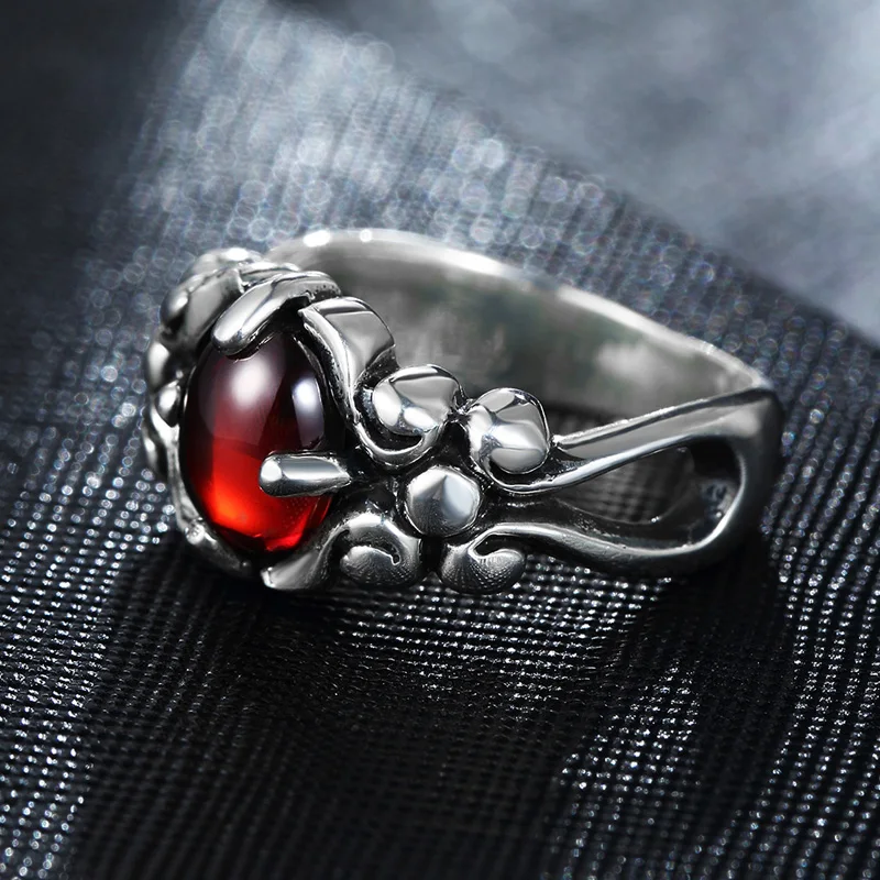 Тайское серебряное кольцо мужское ретро-кольцо женские и мужские украшения 925