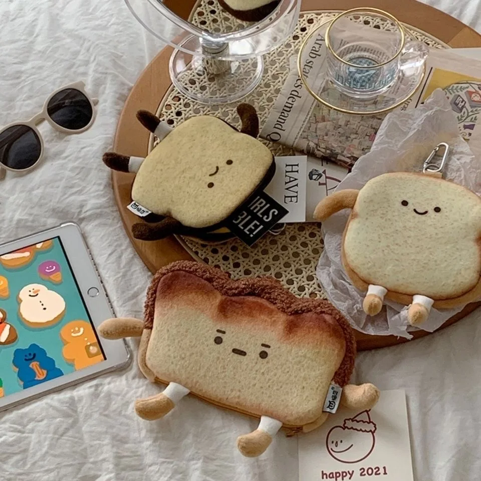 

Кошелек для монет с эмодзи, портативный плюшевый Кошелек для карт, вместительная сумка, аксессуары