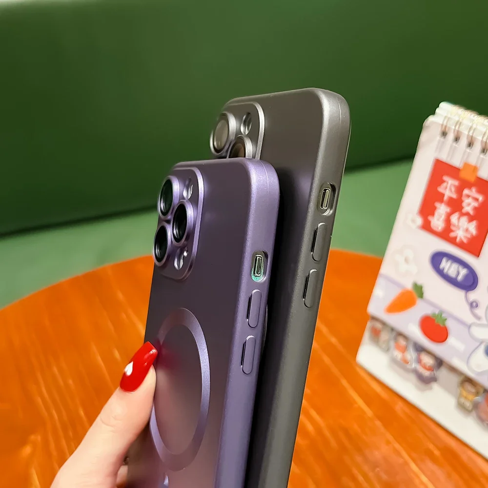 Магнитный чехол Magsafe с беспроводной зарядкой для iPhone 16 15 14 13 12 11 Pro XS Max XR X 8 Plus SE 2022