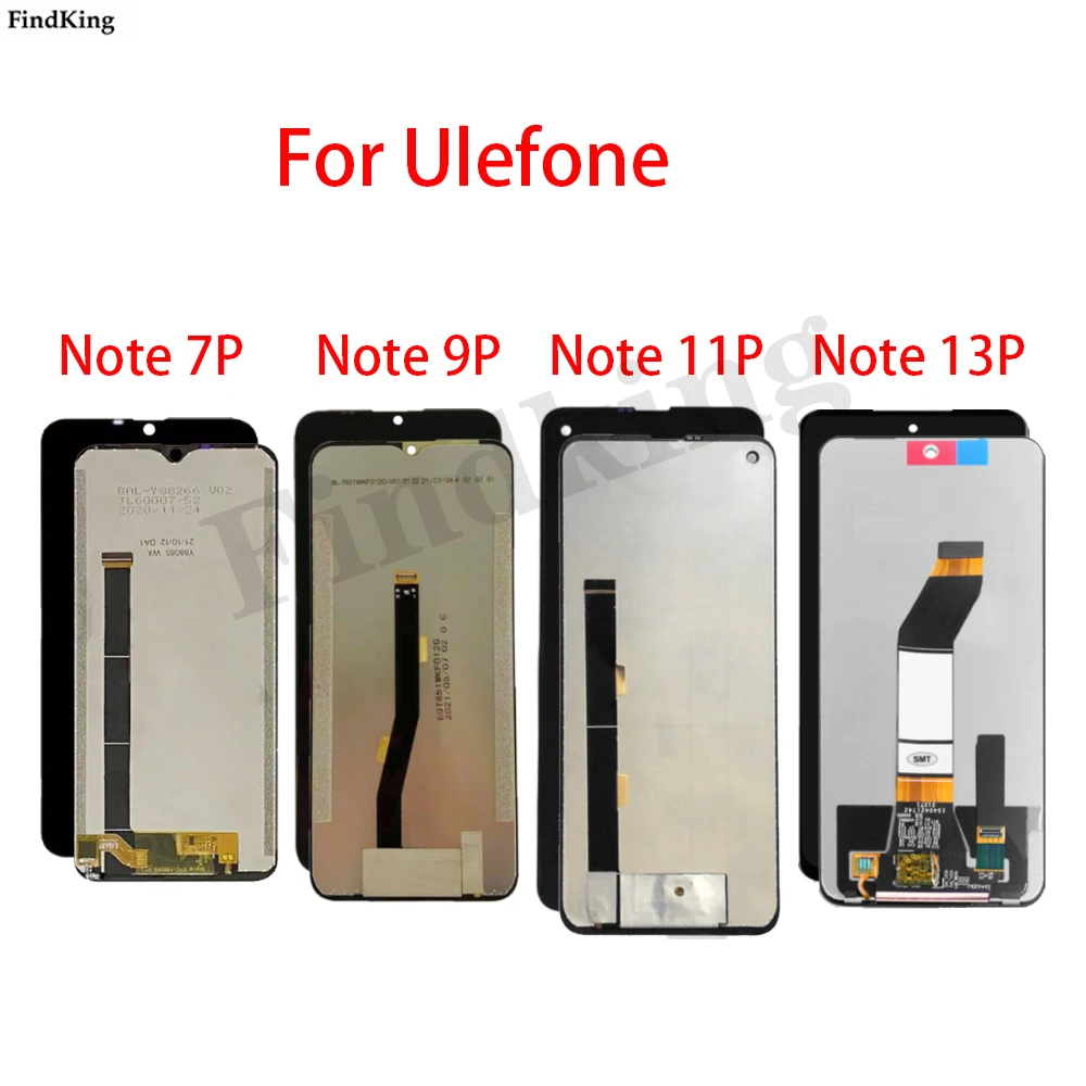 ЖК-дисплей для Ulefone Note 7P 9P 11P 13P, сенсорный экран с дигитайзером для Ulefone Note 7, полный Дисплей в сборе, замена