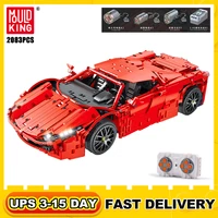mould king famous sports car rc building blocks 2083pcs super speed racing vehicle model moc bricks toys gift for boys