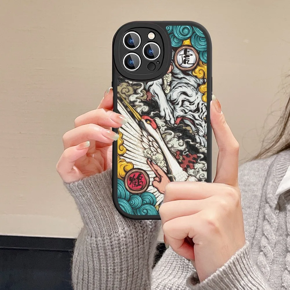 Чехол для телефона Blessing Good Luck из жесткой кожи iPhone 14 13 12 Mini 11 Pro Max Xs X Xr 7 8 Plus 6 6s