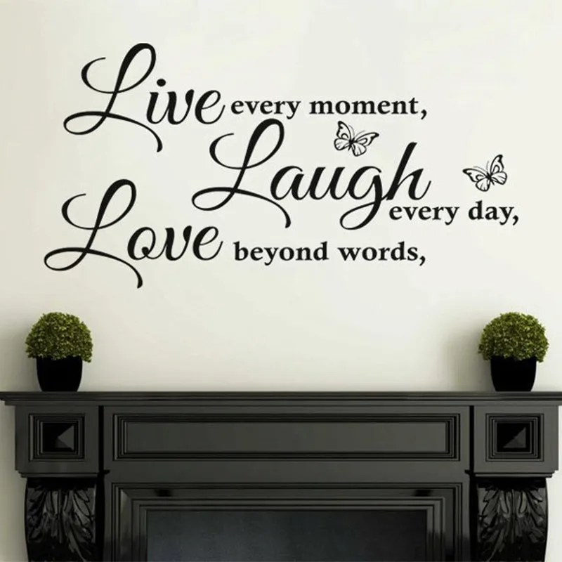 

Personality Slogan Family Dress Up Love Wall Stickers Home Living Room Bedroom Porch Window Refrigerator Door Decorative Decal 5