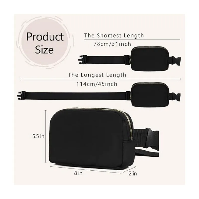 Новая нейлоновая женская нагрудная сумка через плечо в стиле ретро большая