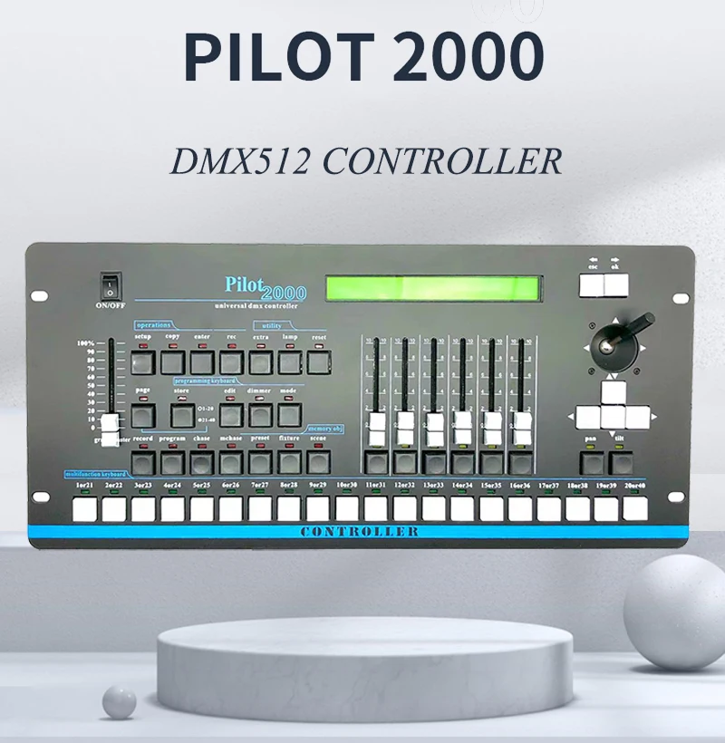 

Контроллер освещения GVT Pilot 2000 DMX512