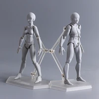 13cm high quality pvc anime figure movable figures toy body action figure collectible model toys draw sketch painting mannequin