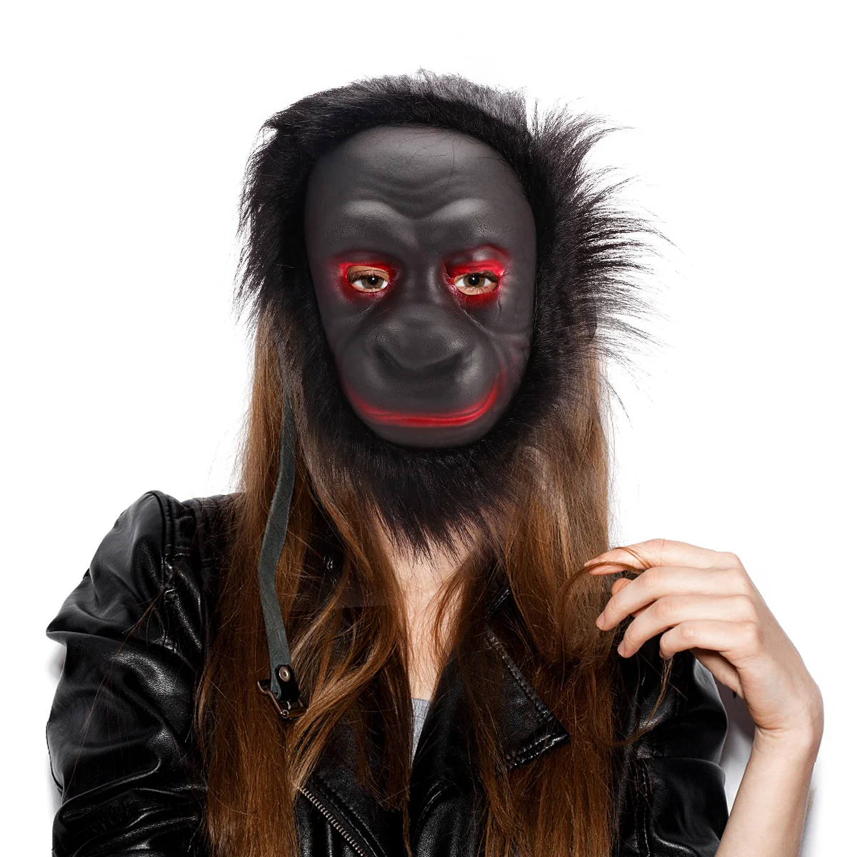 

3pcs Chimpanzee Monkey Novelty Costume Black