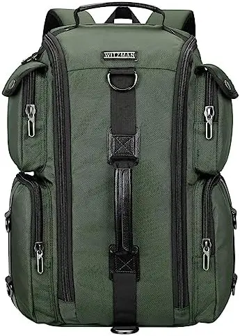 

Дорожный рюкзак для мужчин, рюкзак для переноски, вещевая сумка, вместительный рюкзак для ноутбука 17 дюймов (6695 черный)