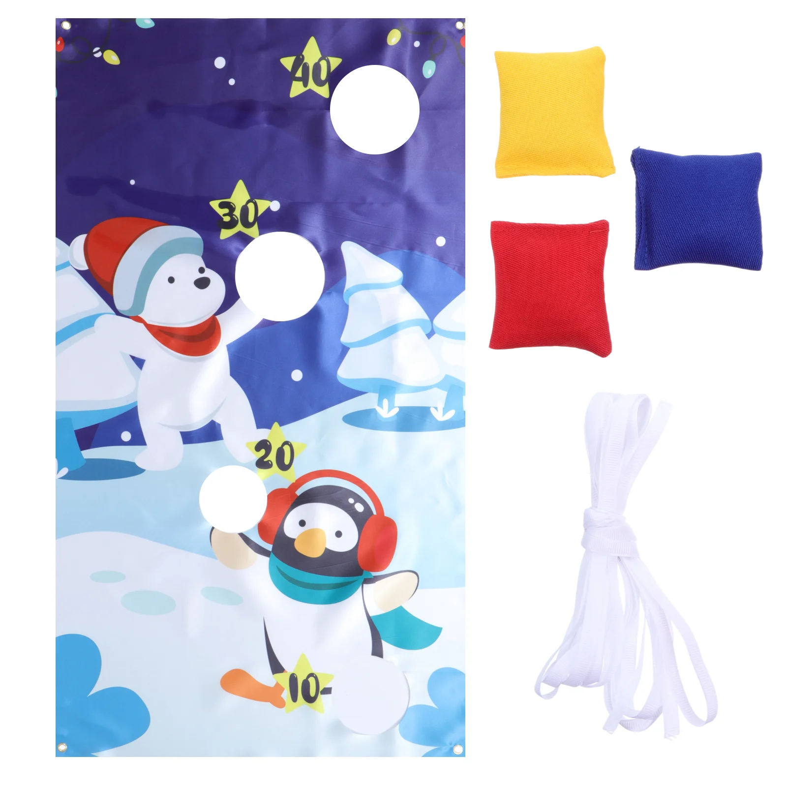 

Games Game Christmas Targetsandbagparty Bean Throwingbags Cornhole Bag Baseballsetindoor Kit Supplies Birthday Decoration