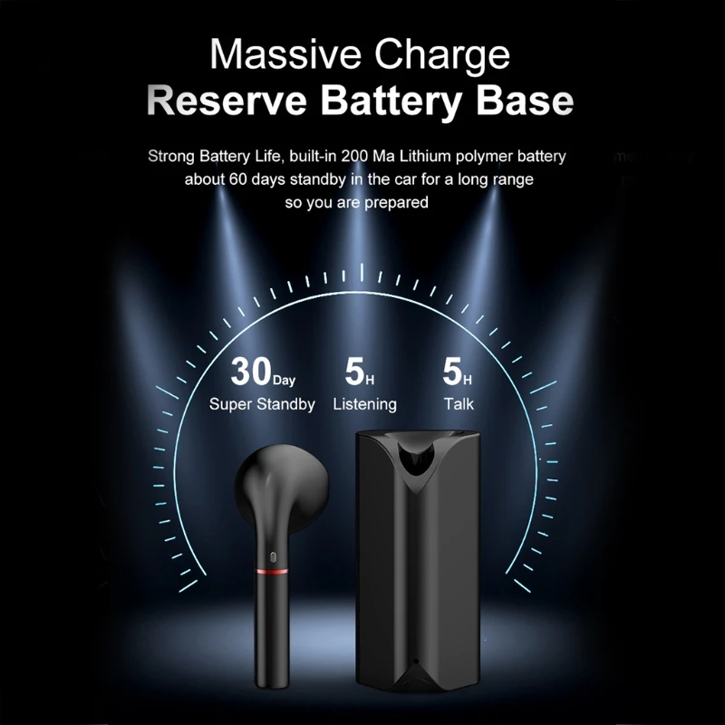 

Шумоподавляющая гарнитура 5,0 настоящие беспроводные наушники-вкладыши Игровые наушники настоящая Беспроводная петличная гарнитура наушн...