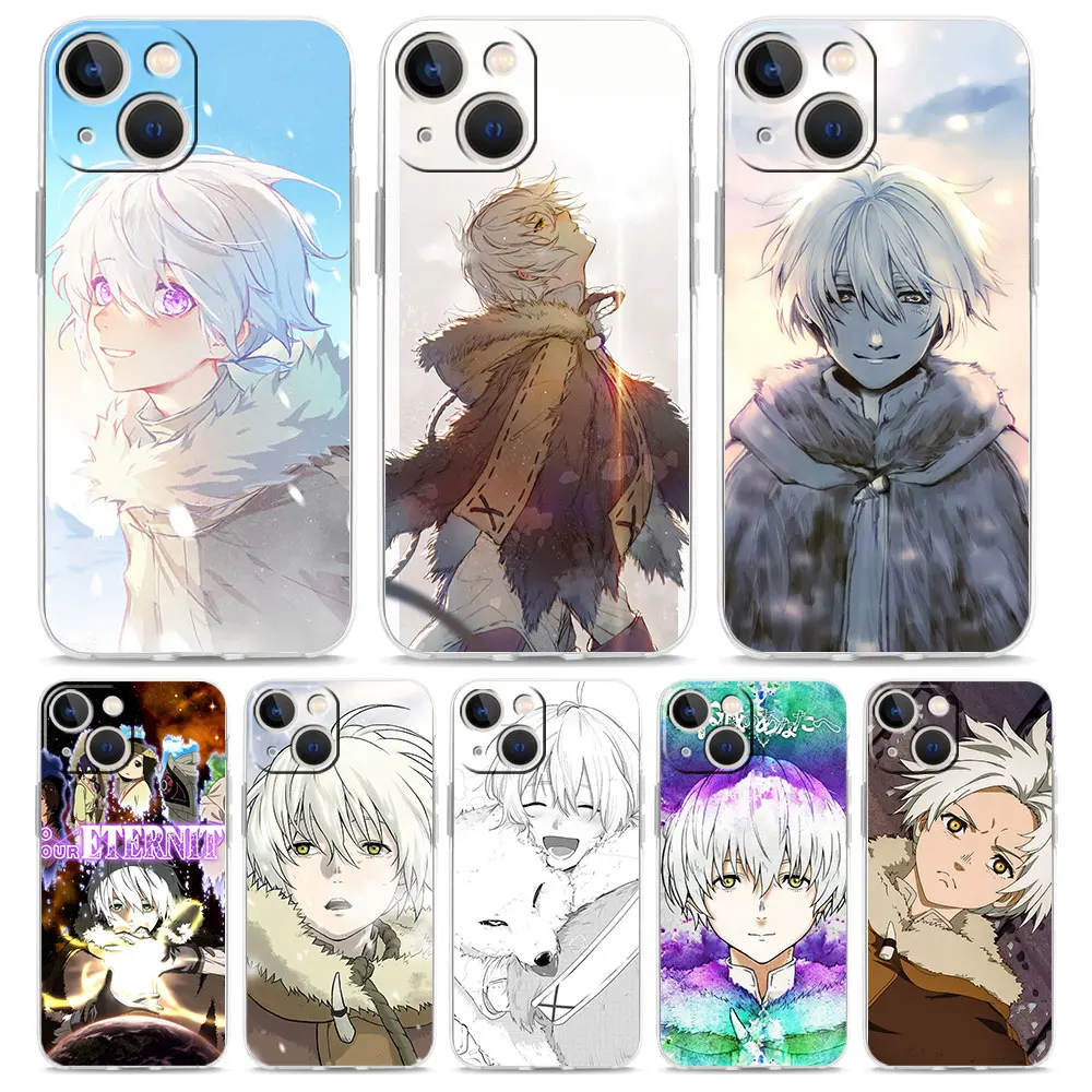 

Transparent Case For iPhone 14 13 12 11 Pro Max X Xs XR Max 7 8 Plus Bumper Phone Cases Clear TPU Cover To Your Eternity Anime