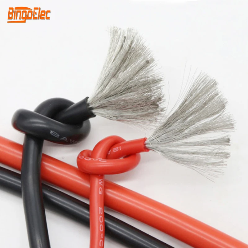 Термостойкий кабель провод мягкий силиконовый 14AWG 16AWG 17AWG 18AWG 20AWG 22AWG 24AWG 26AWG