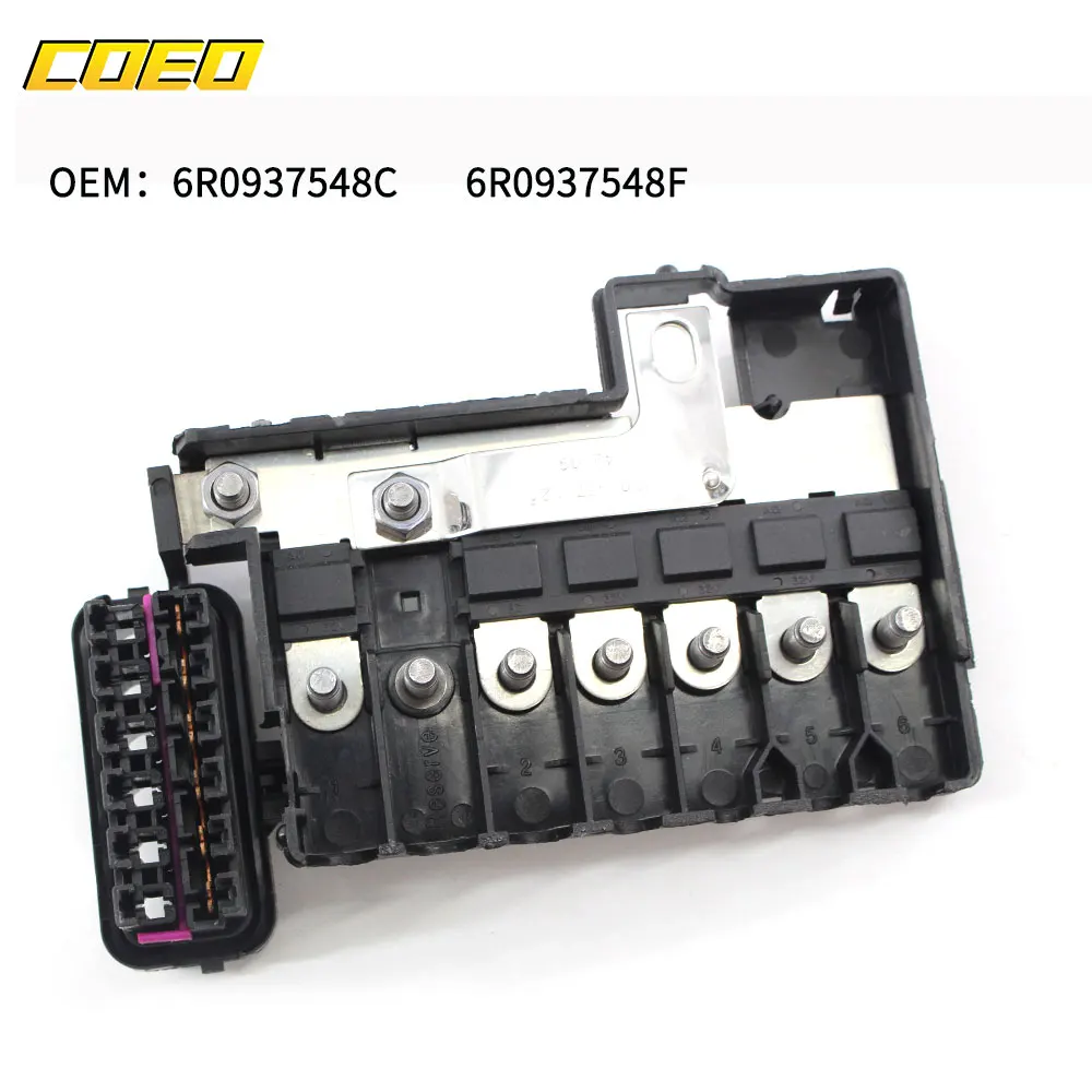 Battery Terminal Fuse Box Socket For VW SANTANA Jetta LAVIDA Sagitar Polo Skoda 6R0937548C 6R0937548F