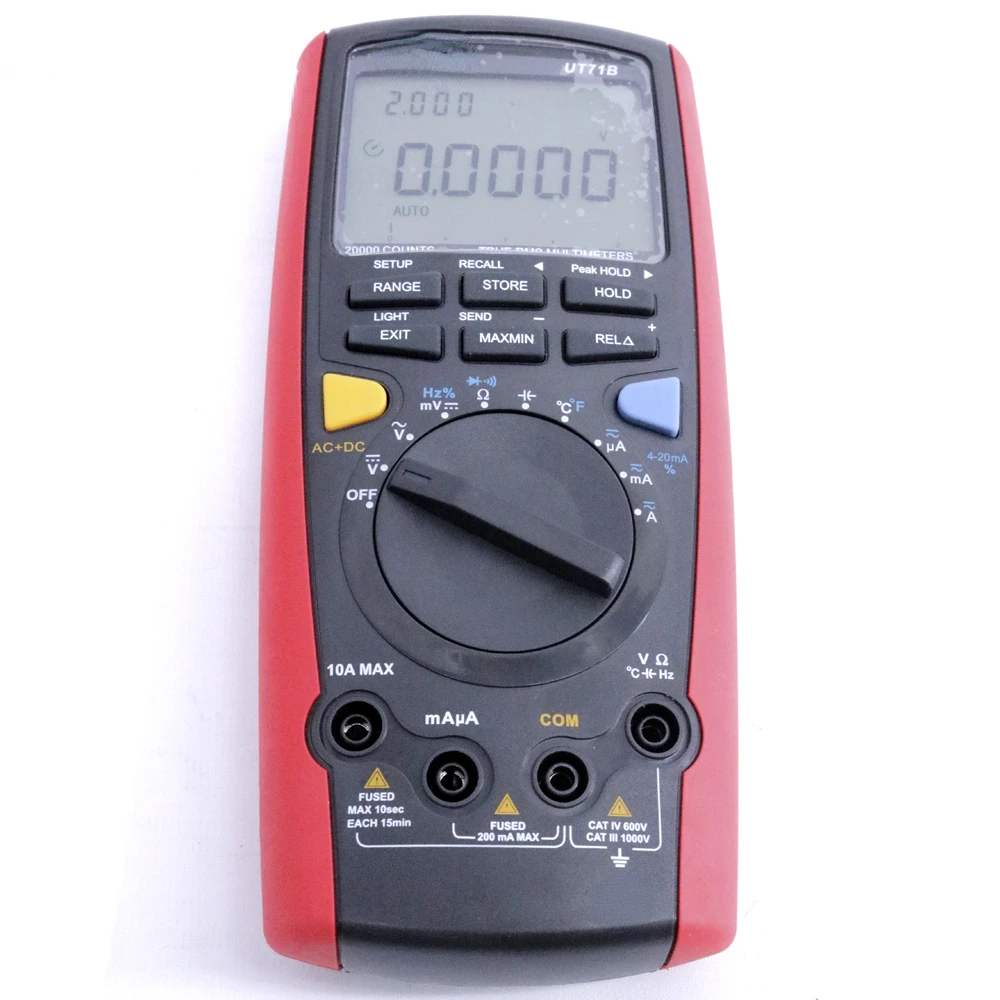 

UT71B Digital MultiMeterTure RMS AC DC Meter Intelligent Digital Multimeter