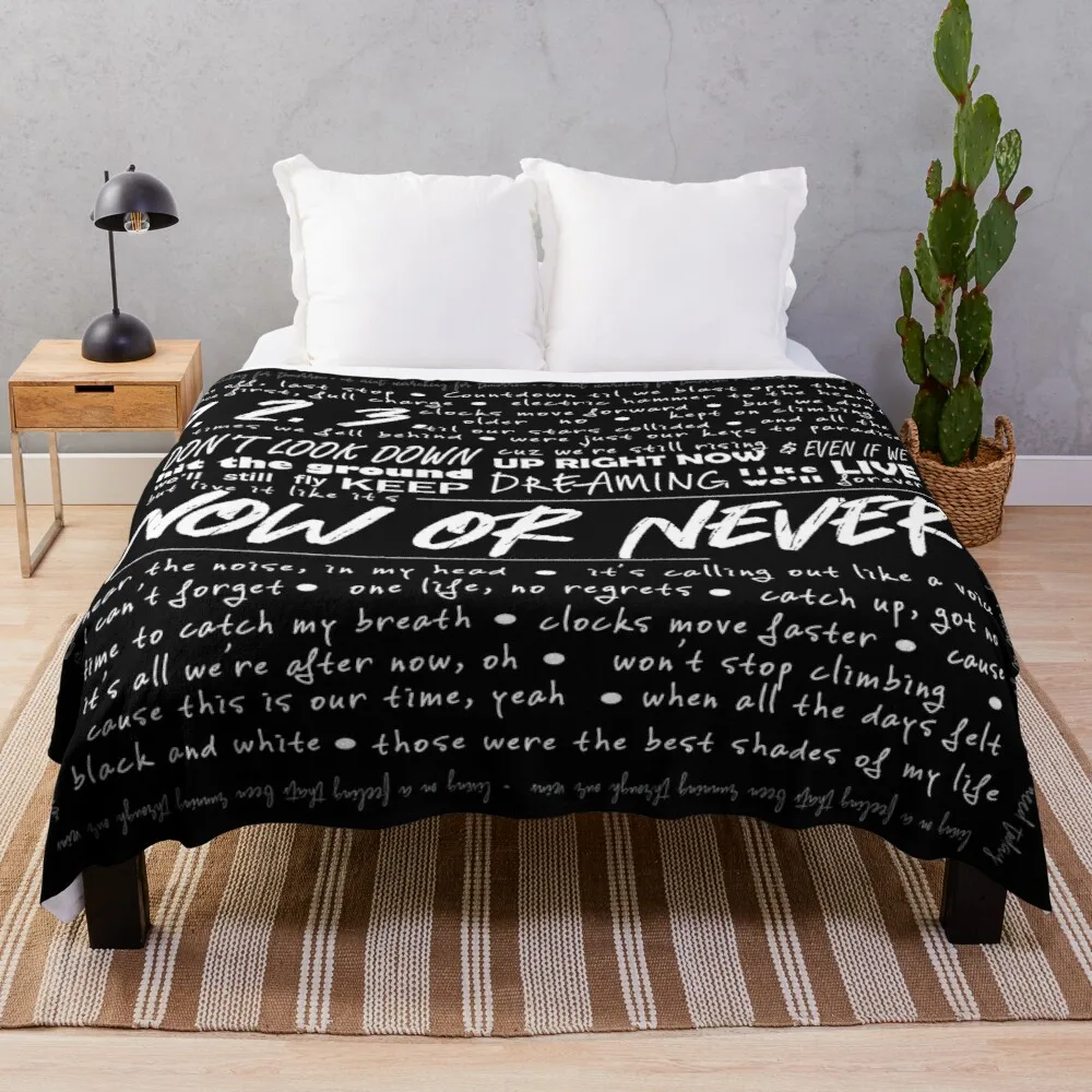 

Now Or Never Julie And The Phantoms Cartoon Best Bedding Set Blanket Anime Throw Blankets