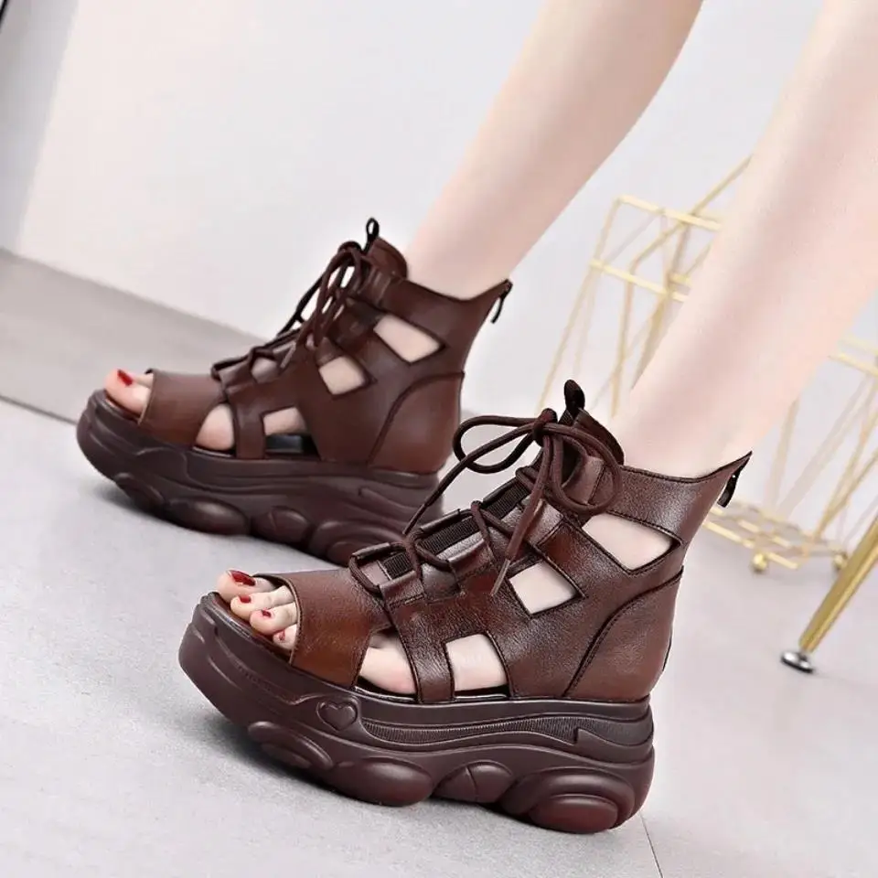 

Women Sandals Lightweight Heels Sandals Summer Shoes For Women Wedge Sandal With Platform Sandalias Mujer Wedges Shoes Female