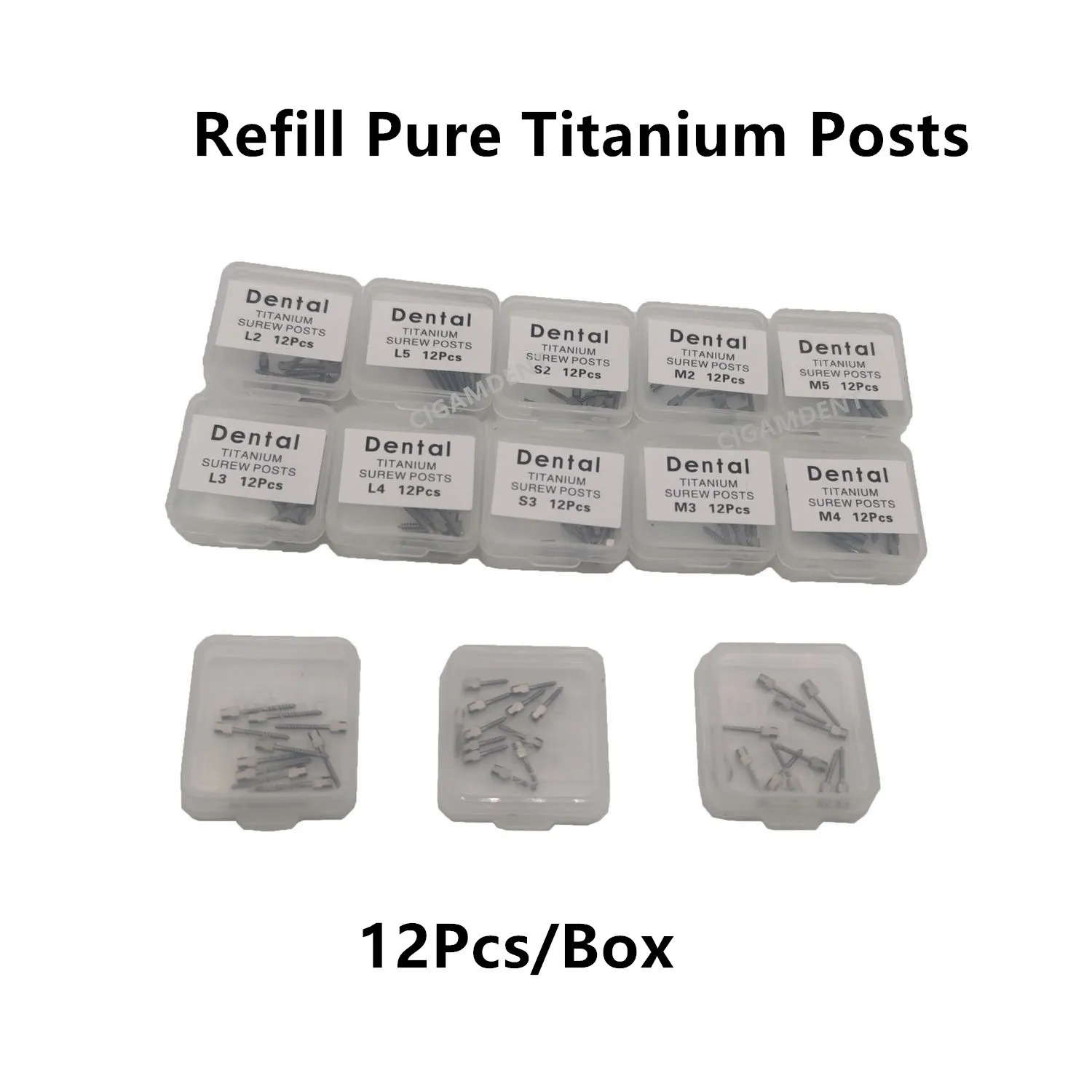 1 коробка/12 шт. стоматологические инструменты эндододонтические Конические
