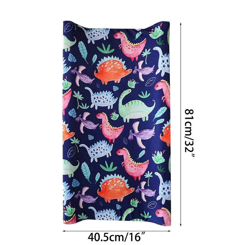 H37A Cartoon Changing Pad Cover Soft Changing Table Covers Breathable Changing Table Sheets for Baby Boys and Baby Girls images - 6