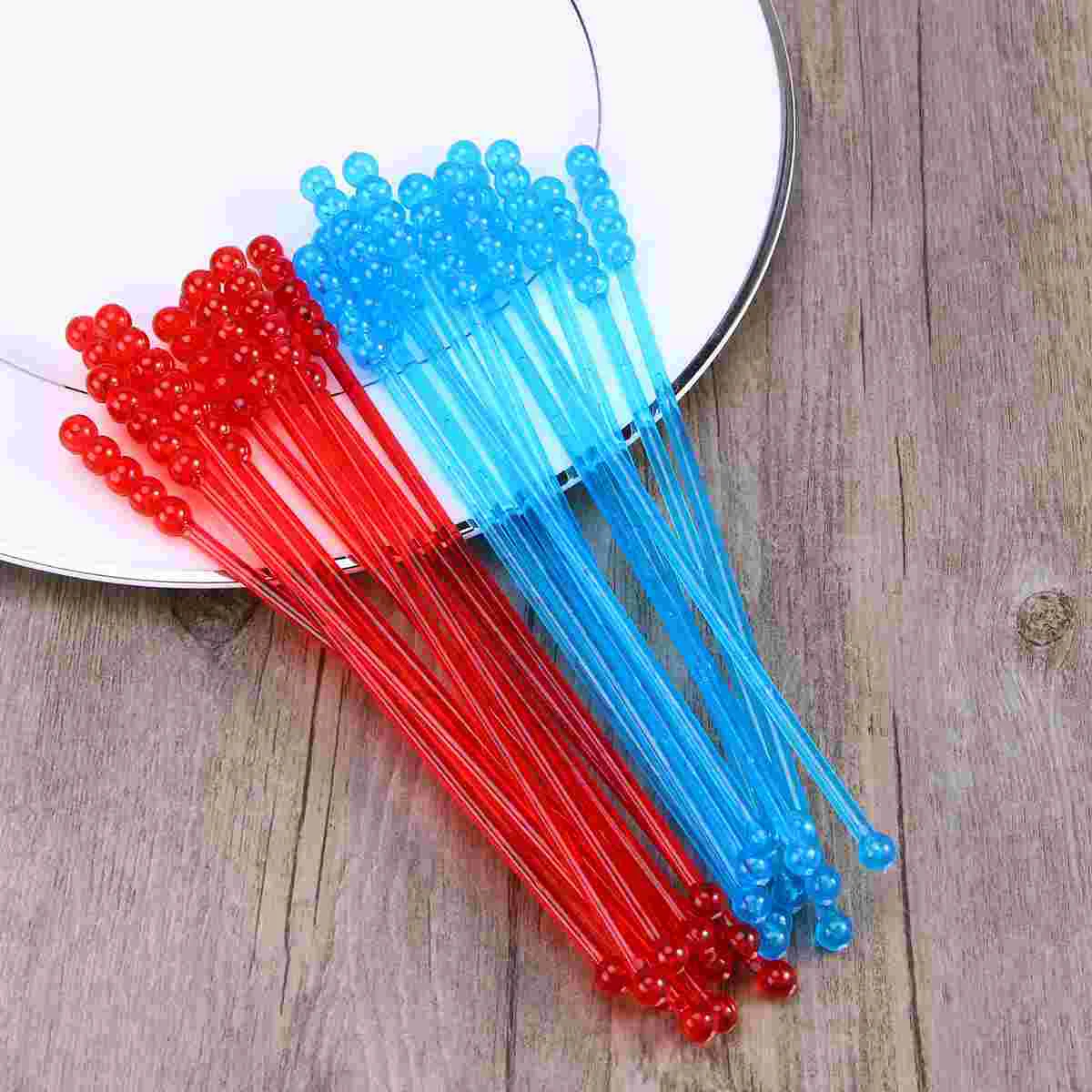 

50 Stirrers Tropical Stir Sticks Swizzle Sticks for Coffee Beverage Stirrers Stirrers