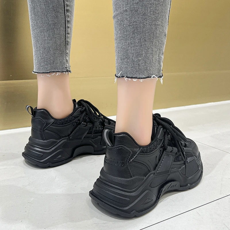 Thick Bottom Old Daddy Shoes Tide Shoes New Thin Thin Shoes Increase The Height Of The Casual Sports Shoes Children