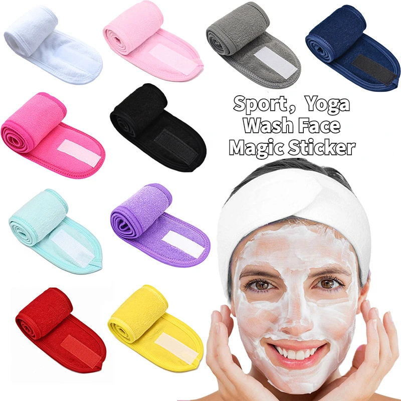 

Fashion Sports Yoga bathroom Turban Headband Double-layer Turban Sweat-absorbing Anti-slip Running Knitted Hair Accessories