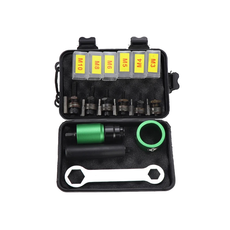 

Набор адаптеров HIFESON для электрического пистолета заклепочника M3-M8