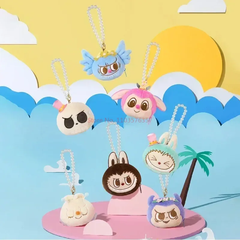 Подлинные Labubu монстры Женская Серия искусственная аниме фигурка плюшевая