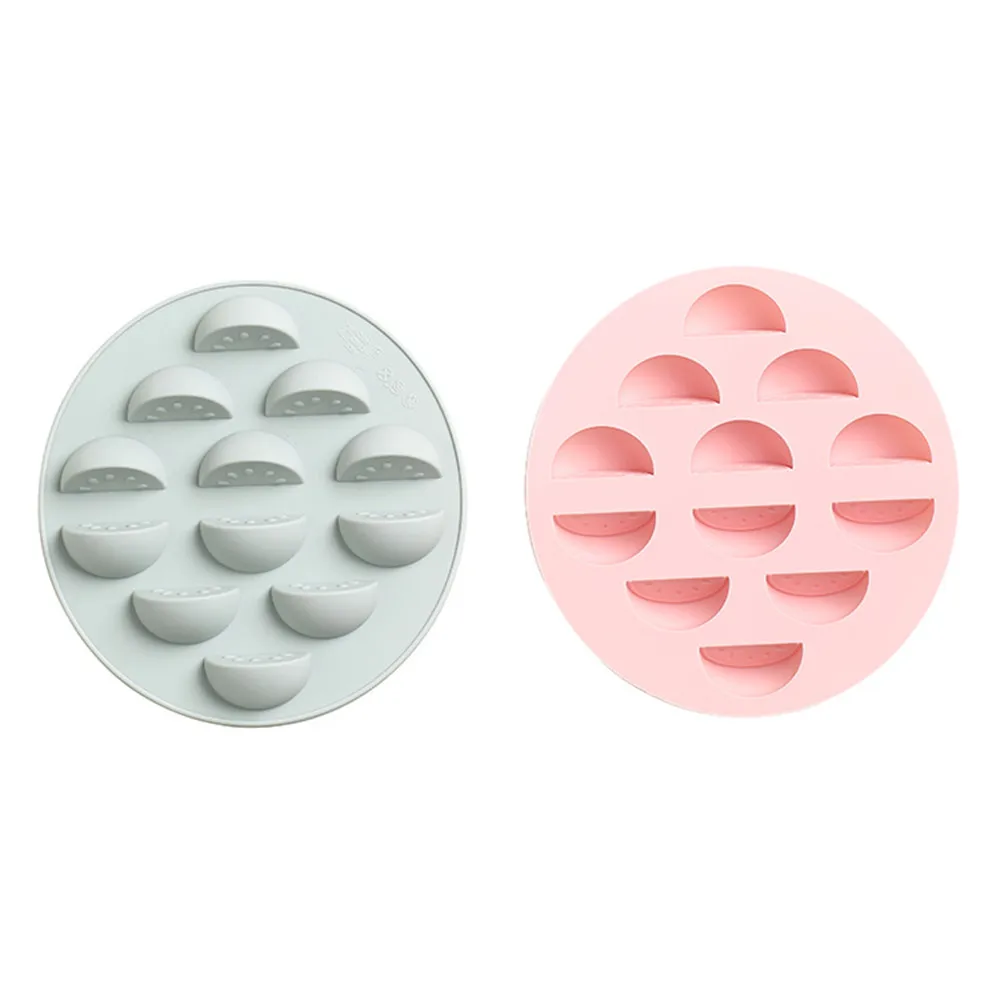 

12 Cell Creative Watermelon Shape Silicone Chocolate Cake Mold Kitchen Accessories Tools Ice Cube Dessert Candy Baking Mold