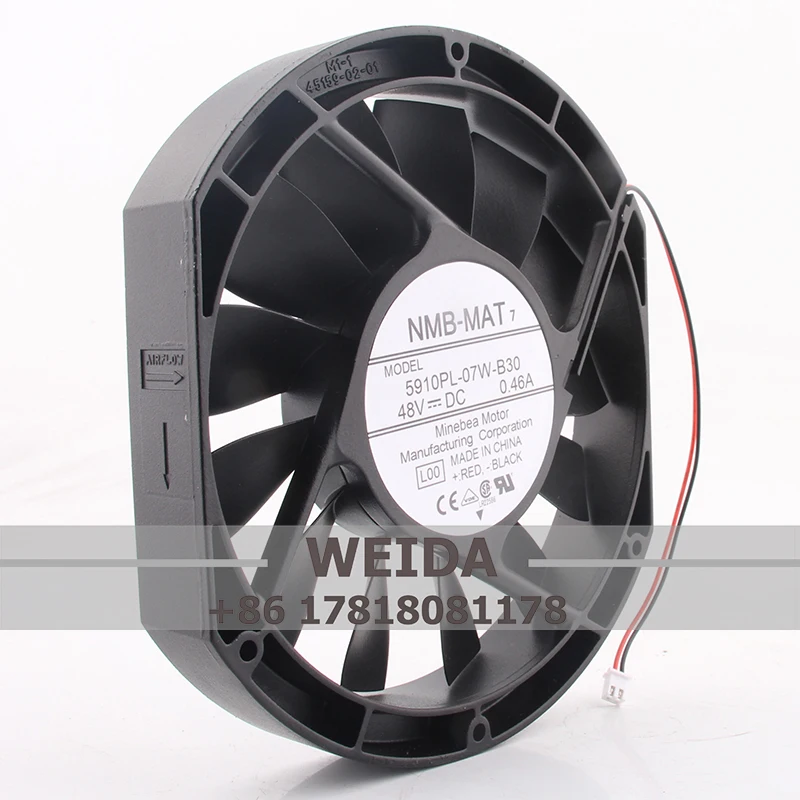 Чехол вентилятор для NMB-MAT 5910PL-07W-B30 48V 0.46A 172*25 мм