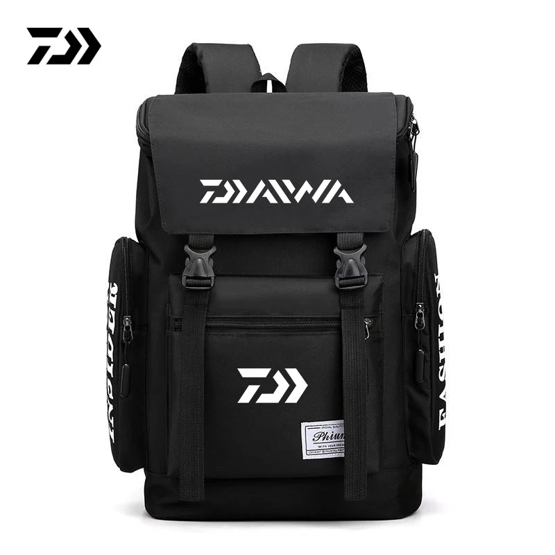 

New Daiwa Men's Multi-Purpose Travel Outdoor Sports Walking Camping Backpack Waterproof Fishing Bag Large Capacity Backpack