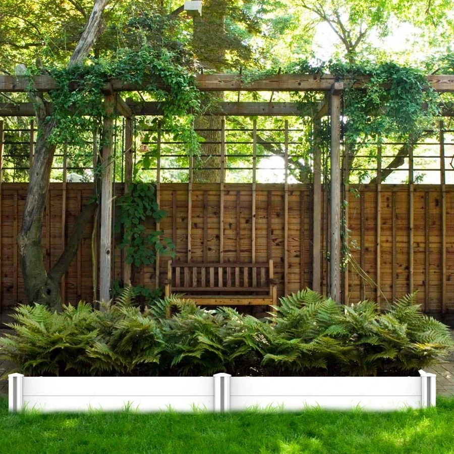 Fentech 4x4 оптовая продажа виниловых приподнятых садовых кроватей кашпо ящиков