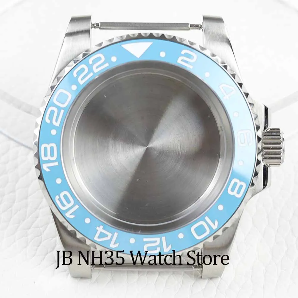 ледяной синий керамический безель Корпус NH35 Нержавеющая сталь