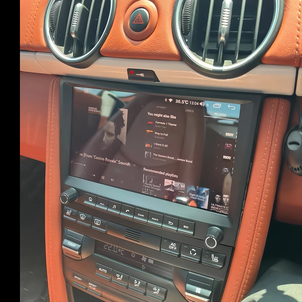 Фото Радио CHSTEK Odtwarzacz Wideo Samochodow Carplay для Porsche 911 997 Boxster Cayman 987 Мультимедийный плеер Qualcomm 4G Навигация №3