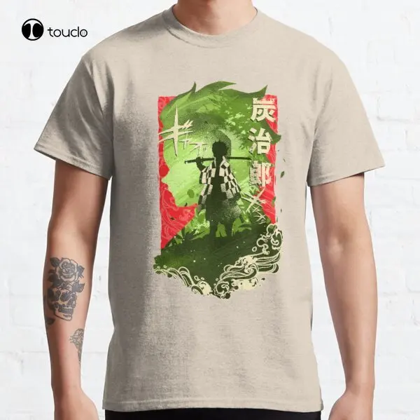 

Water-Breathing Attack-Tanjiro Classic T-Shirt T Tee Shirt Custom Aldult Teen Unisex Digital Printing Tee Shirt Xs-5Xl