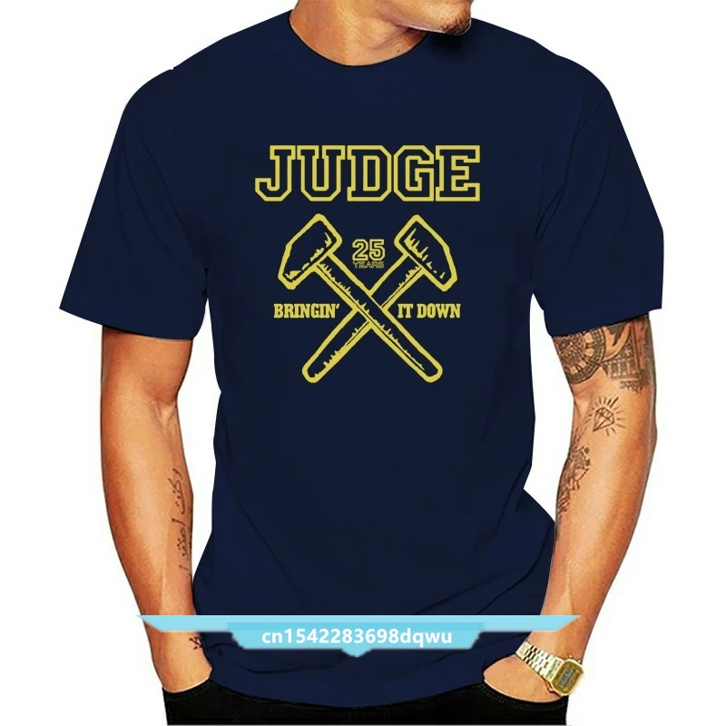 

JUDGE t shirt Bringin It Down 25 Anniversary Hardcore t shirt NYC Hardcore Judge hardcore