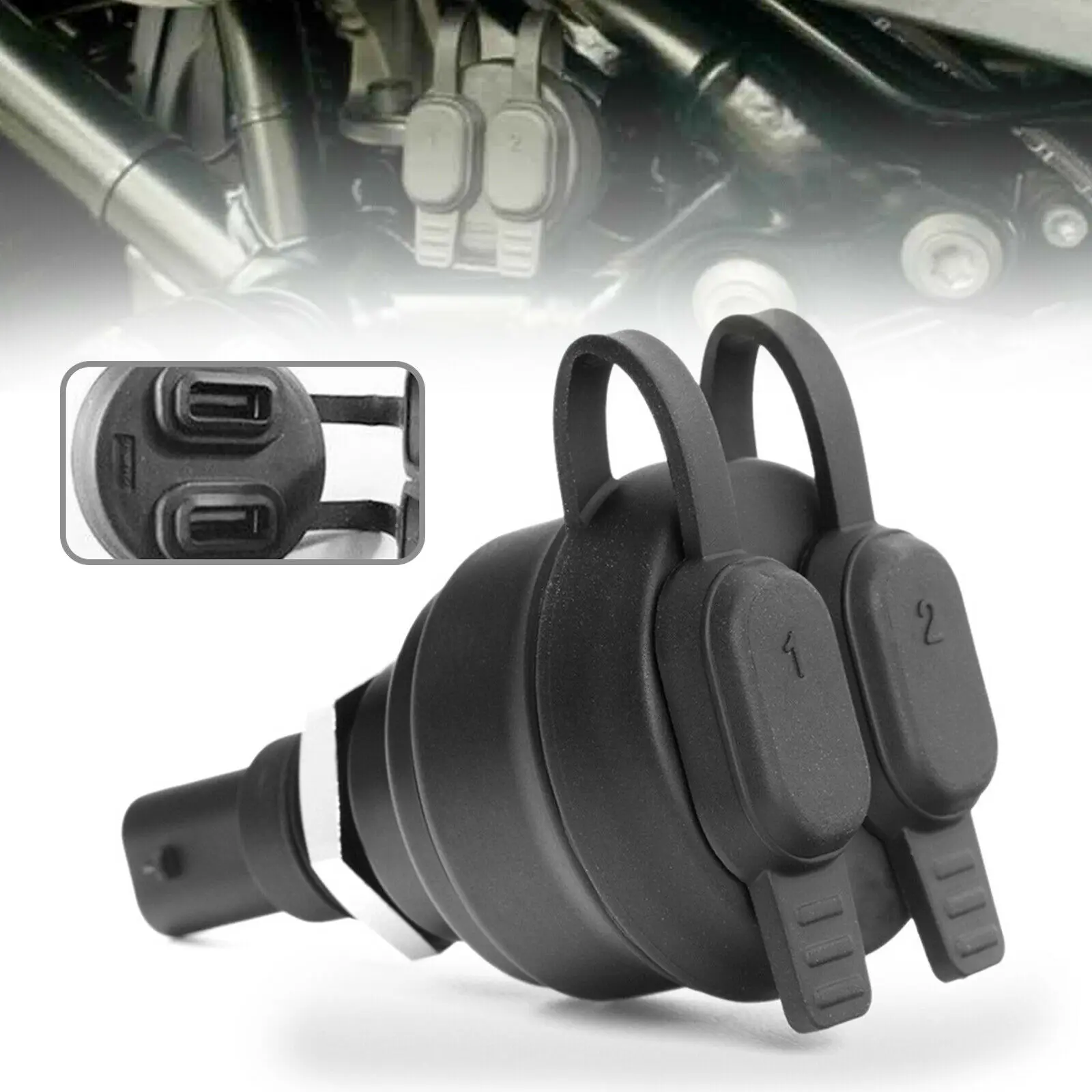 

Motorcycle 5V USB Charger Dual USB Port Power Adapter For BMW R1200GS R1250GS R1250RT R1200RT R NineT K1600GT K1600GTL K1300S