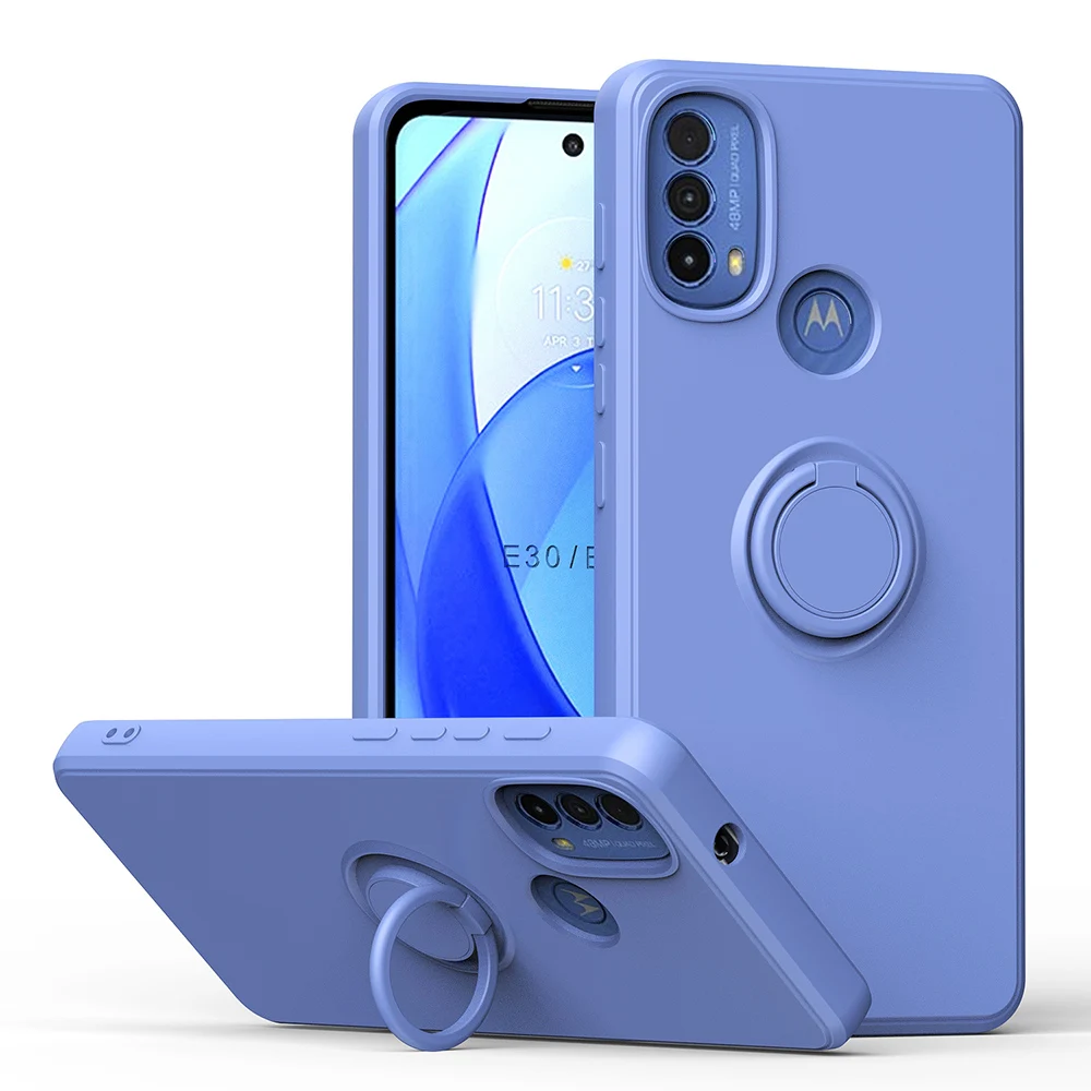 

Case for Motorola Moto G9 Plus G9 Power G9 Play Moto One Fusion G60S G60 E30 E40 Luxury Magnetic Ring Holder Cover with lanyard